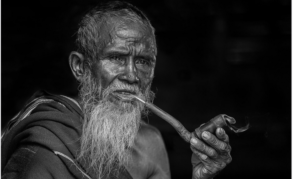 not shaping and trimming the beard